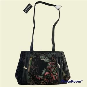 NWT Stefano Collection Germany Multicolor Patchwork Floral Purse